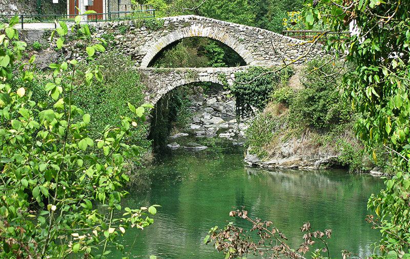 Een mooie brug van Molini di Triora