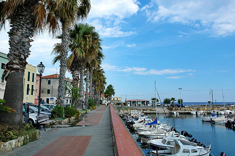 Een mooie haven van Riva Ligure