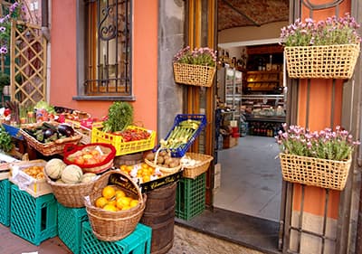 Obst und Gemüse Markt in Ligurien