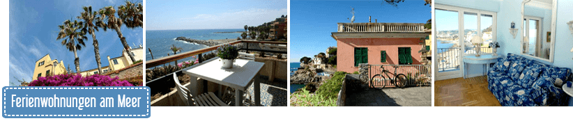 Woningen voor uw vakantie aan zee in LiguriÃ«