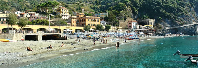 Strand in Monterosso al Mare, Cinque Terre