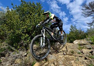 Mountain Bike tochten in de regio Ligurië, Italië