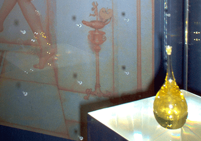 Olijfolie in Museo dell'Olivo in Ligurië